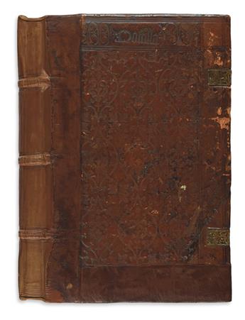 INCUNABULA  GUILLERMUS PARISIENSIS. Postilla super epistolas et evangelia.  1488